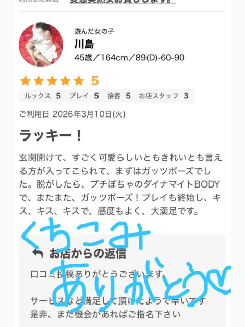 クチコミありがとう