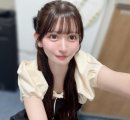 ハーフアップした🎀