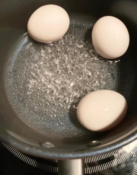 ゆで卵の水はちょっと