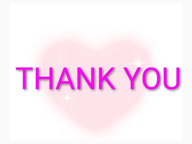 THANK YOU♡