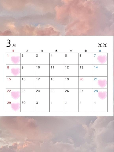🎀3月🎀