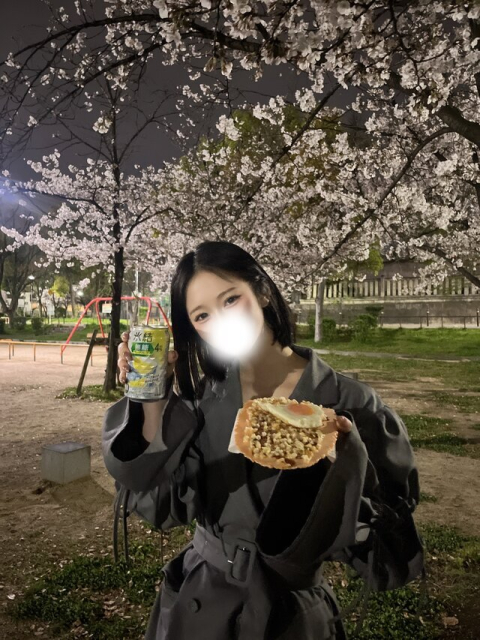 桜見た？