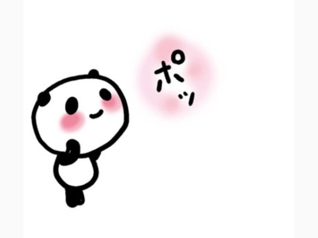 ポツリと☺️