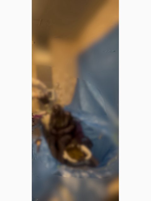 小さいバケツでもぶっかけてあげる〜???