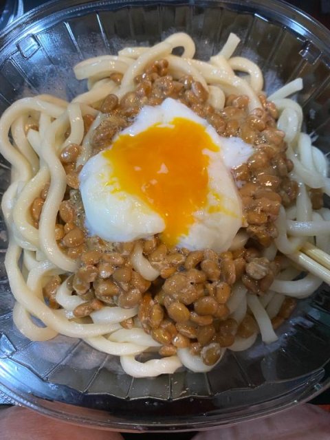 納豆うどん