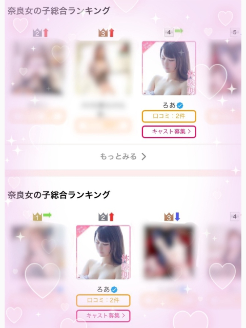 ヘブンのランキング‼️
