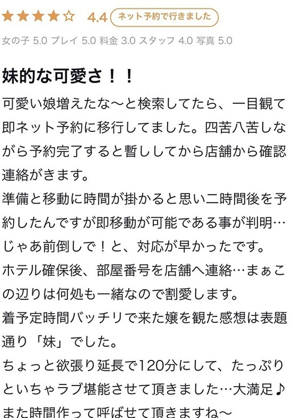 ちさ、プロフィール大阪店 5