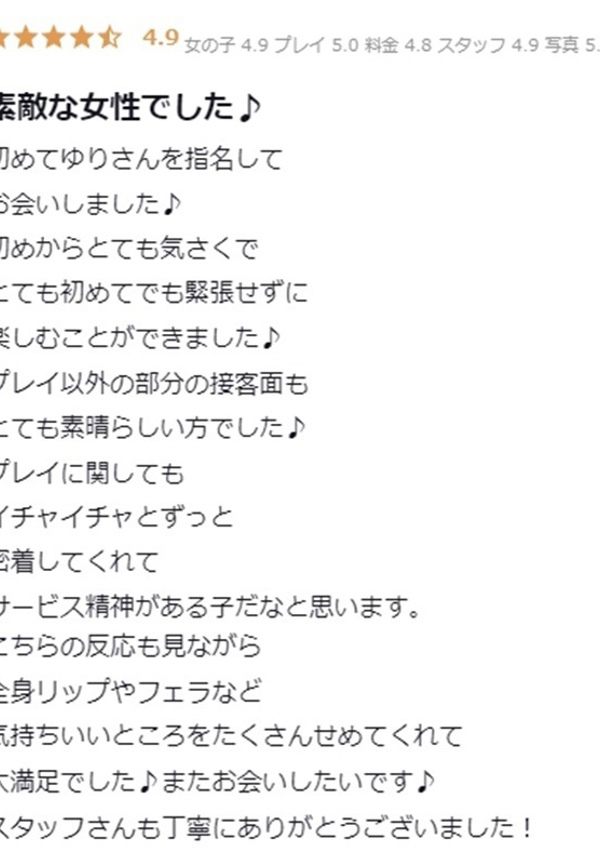 ゆり、プロフィール大阪店 14