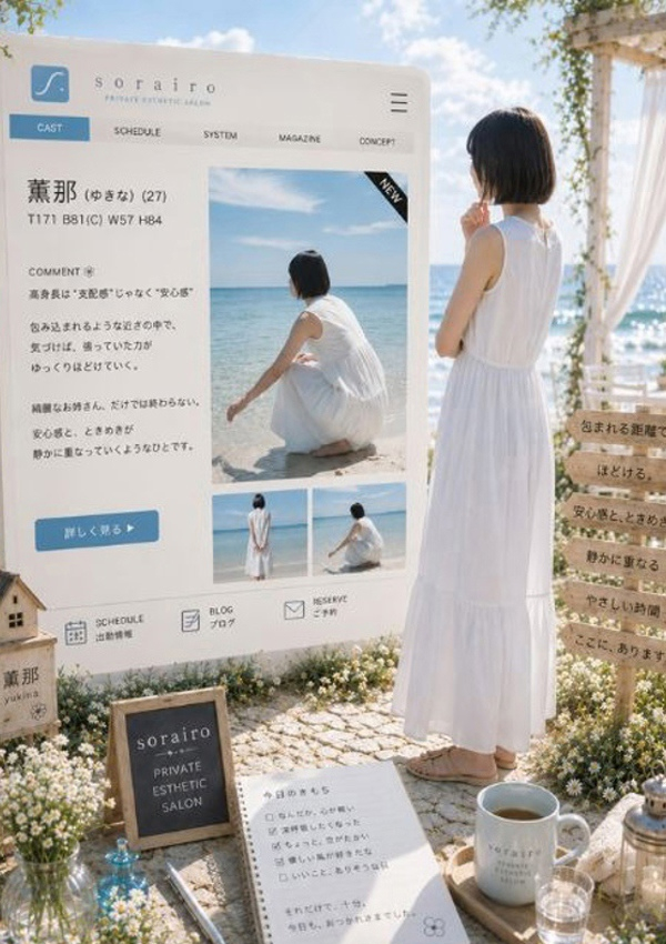 薫那(ゆきな)、そらいろ～市川プライベートエステ～ 1