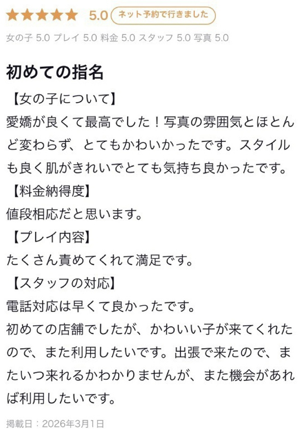 ニーナ、プロフィール奈良店 7