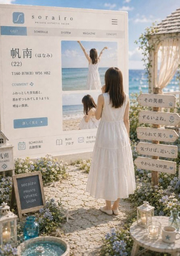 帆南(ほなみ)、そらいろ～市川プライベートエステ～ 1