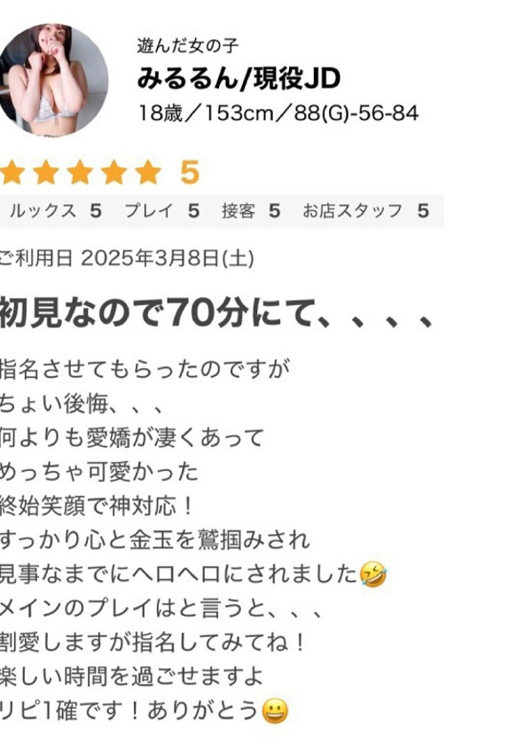 みるるん/現役JD、ギャルズネットワーク大阪 8