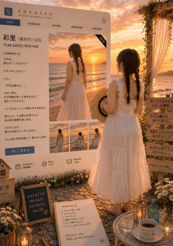 彩里(あかり)、そらいろ～市川プライベートエステ～ 1