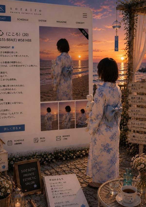 心(こころ)、そらいろ～市川プライベートエステ～ 1