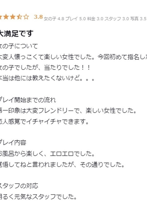 ゆり、プロフィール大阪店 6