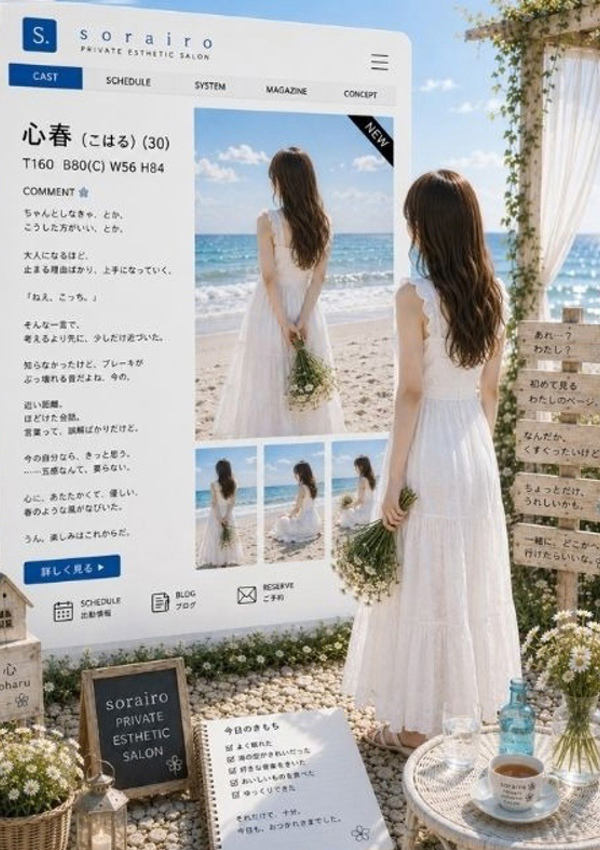 心春(こはる)、そらいろ～市川プライベートエステ～ 1