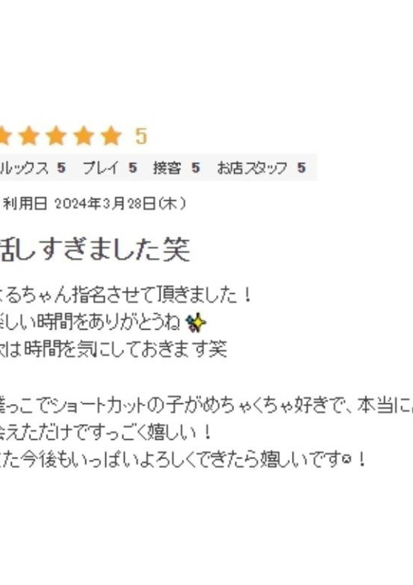 はる、プロフィール天王寺 4