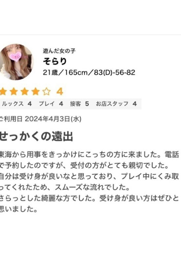そらり、プロフィール奈良店 9